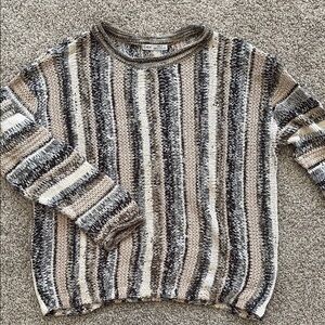 Cozy Striped Knit Sweater